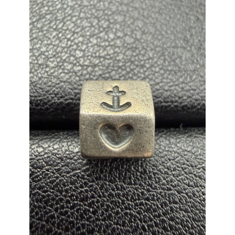Vintage Pandora Sterling Silver Christian Charm ALE K6